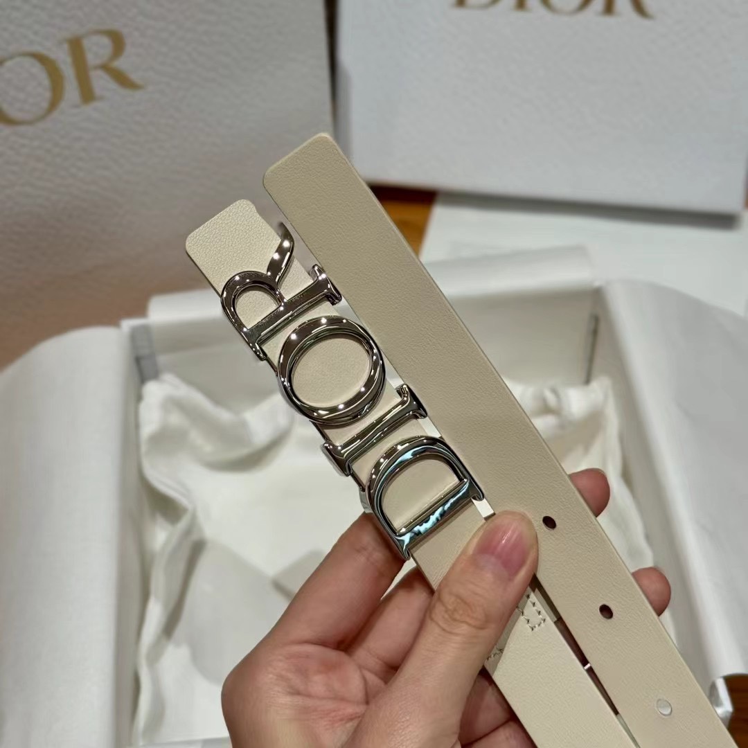 Dior Cowhide Women's Belt 2.0CM Width