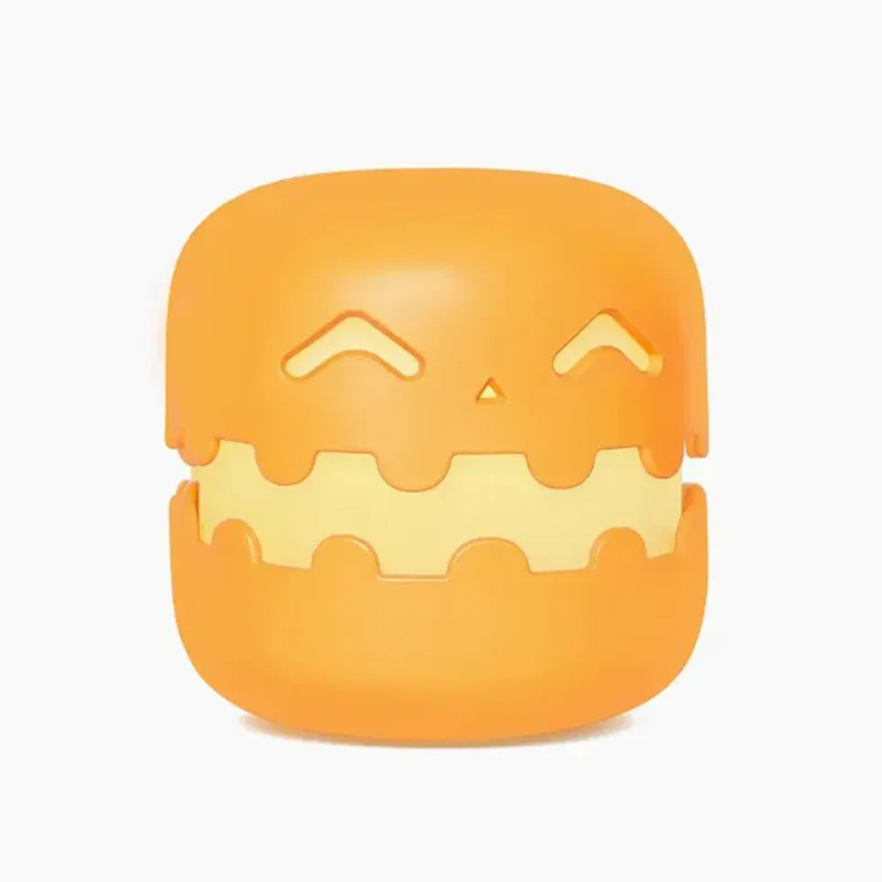 Pumpkin Night Light - Fun and Creative Gift, Ambiance Lamp. Rechargeable with Adjustable Brightness and Timer, Perfect LED Light for Halloween Decoration,Foldable Handheld Night Light Pumpkin Lantern for Halloween