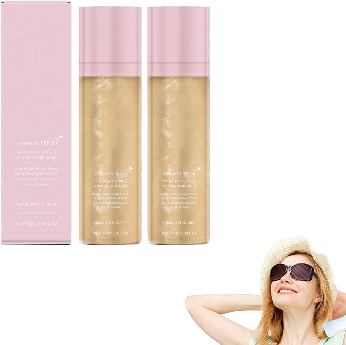 🔥Last Day 49% OFF -SUNGLAZE™ SHEER SETTING MIST SPF 50