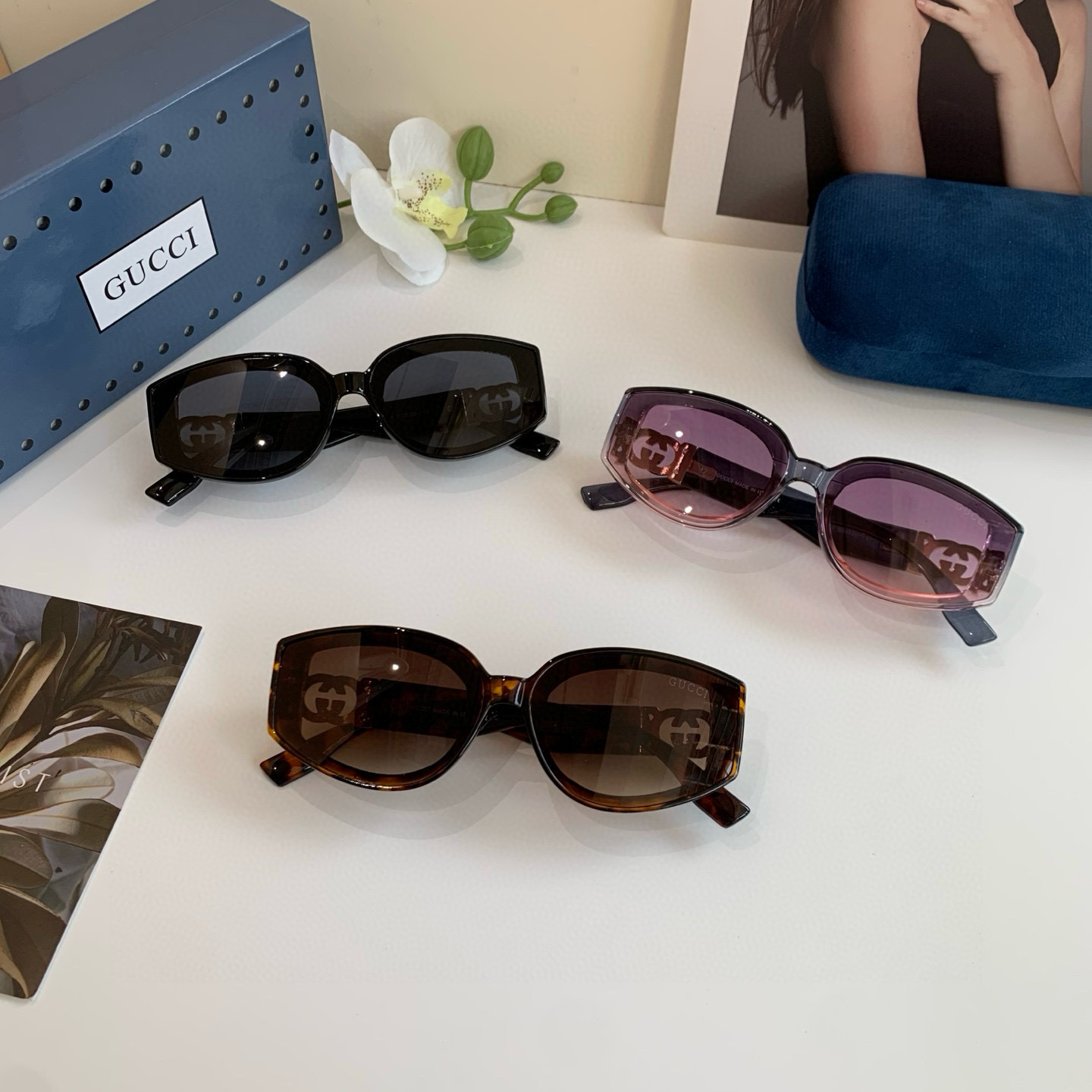Gucci Round Frame Sunglasses