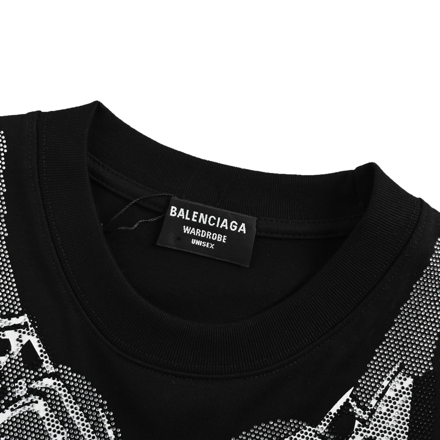 Balenciaga diamond earphones short sleeves
