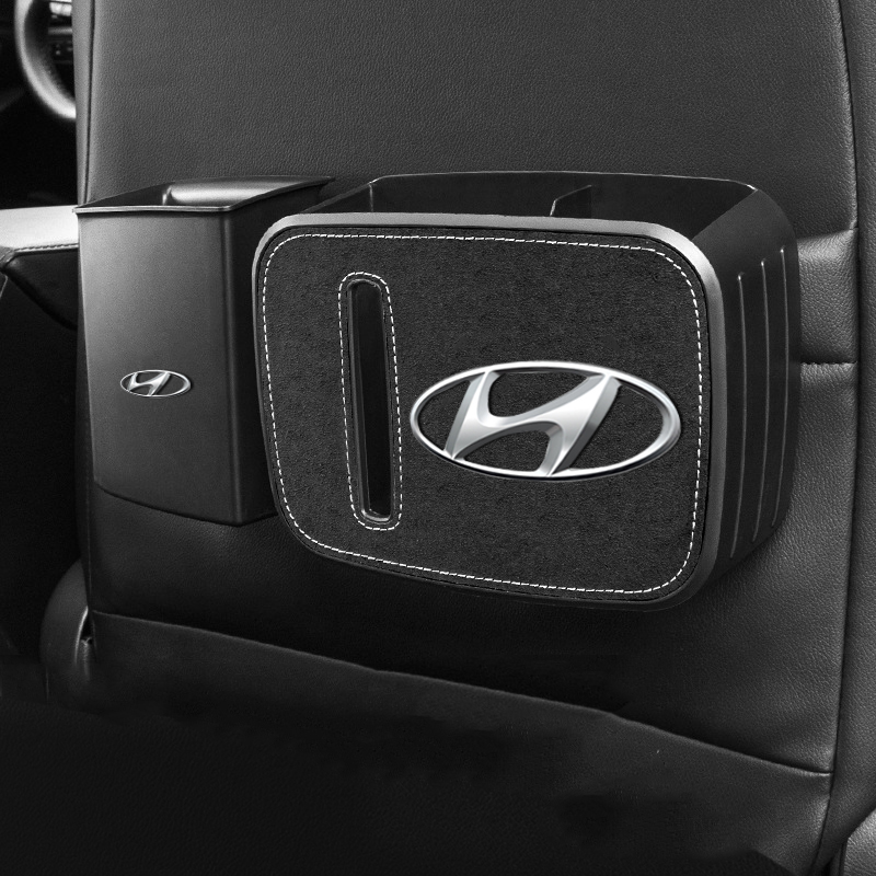Car Multi-Compartment Garbage Storage Box
