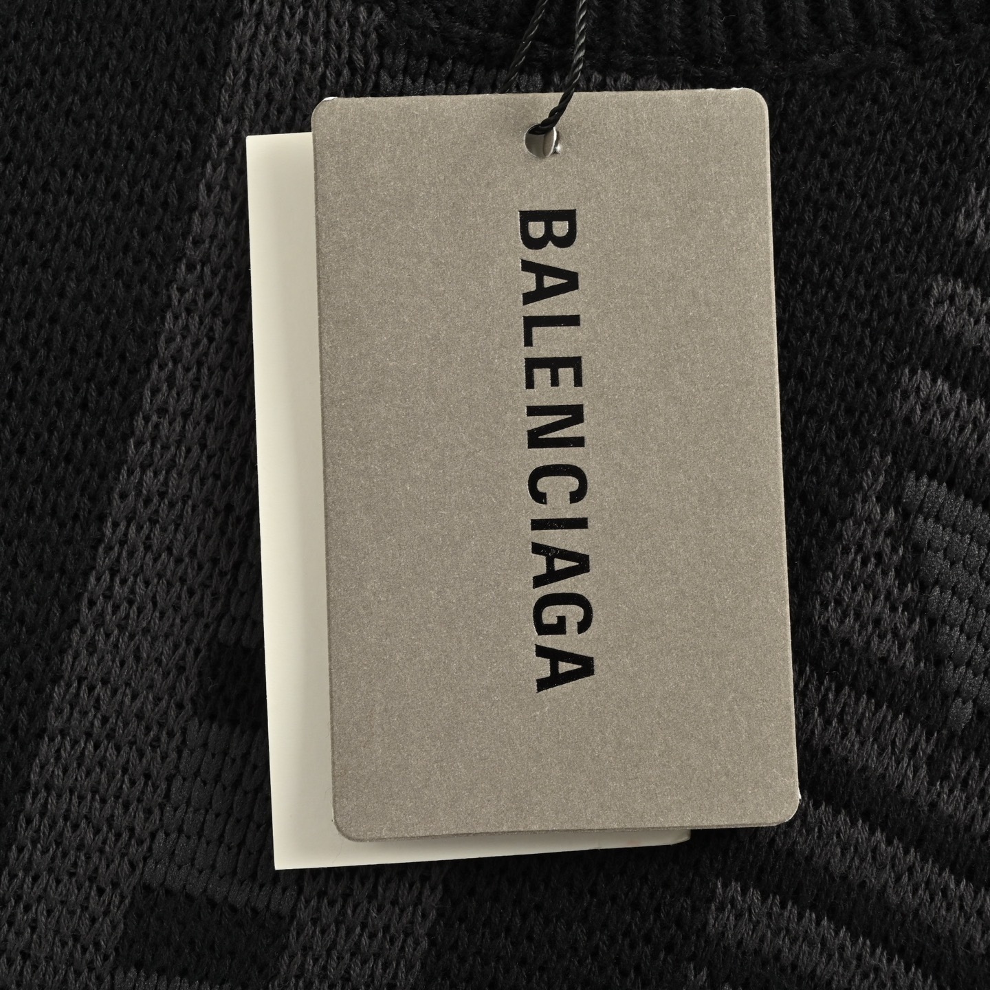 Balenciaga 25Fw geometric crewneck sweater