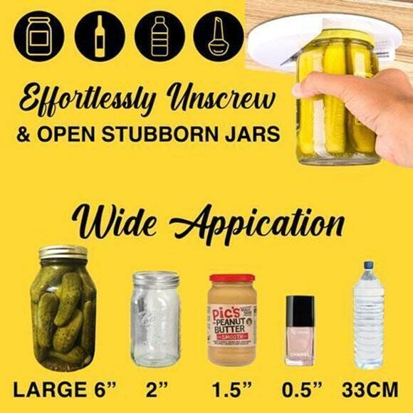 🔥45% OFF ONLY TODAY-Jar Opener Multi-function Cap Opener Under Cabinet-BUY 2 GET 2 FREE