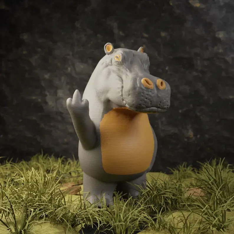 Funny Animal Desktop Statue