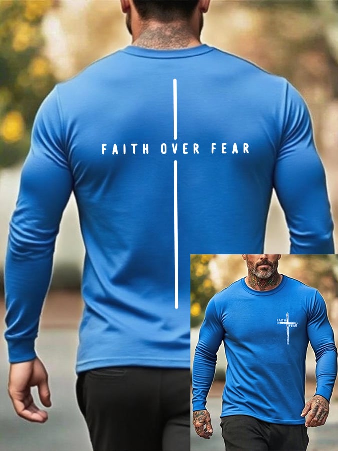 Men's Retro Faith Cross 