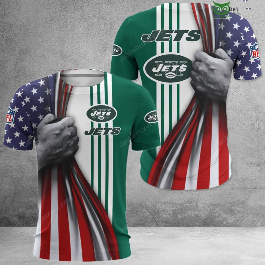 NEW YORK JETS 3D HOODIE SKULL0804