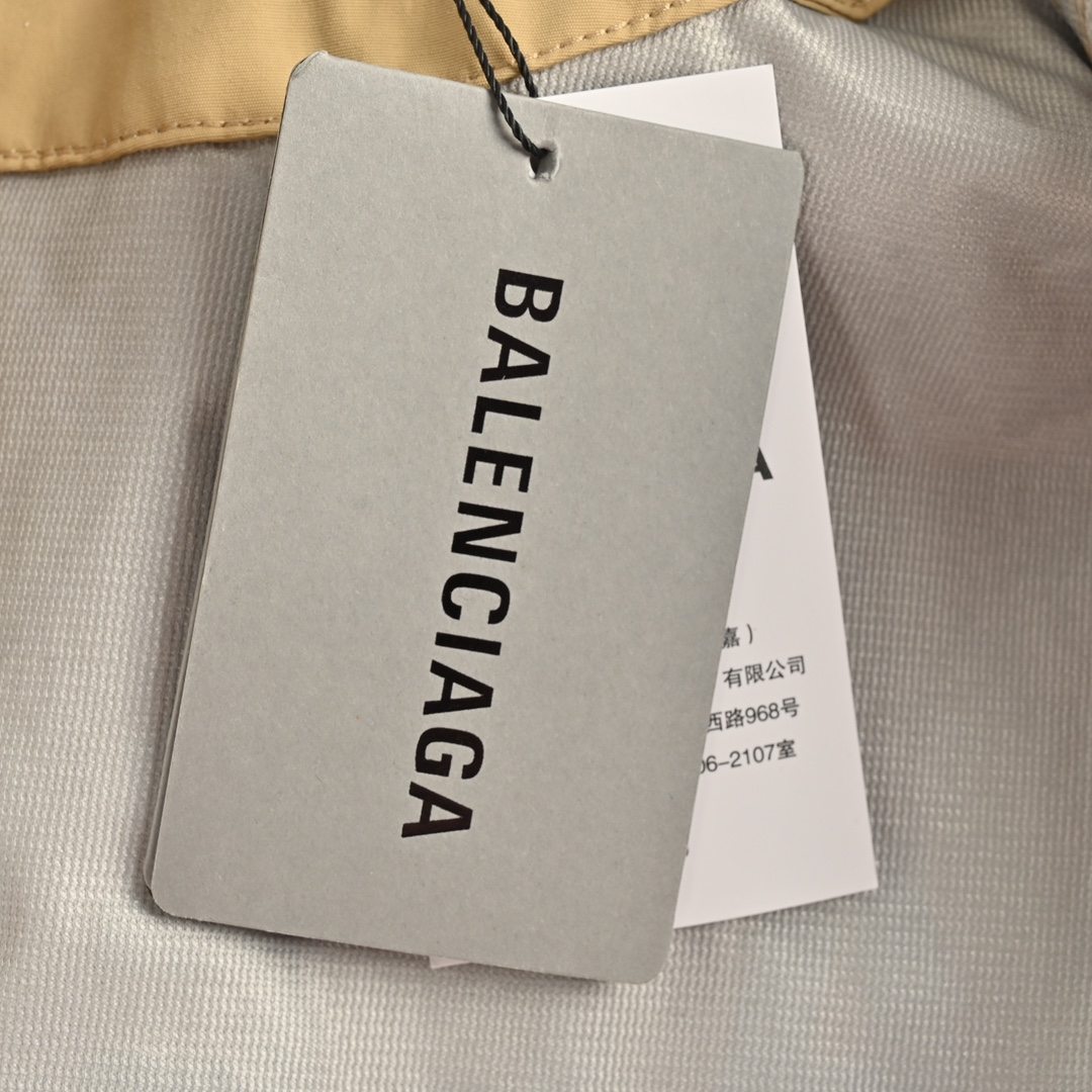 Balenciaga 24Fw front and back logo windbreaker jacket