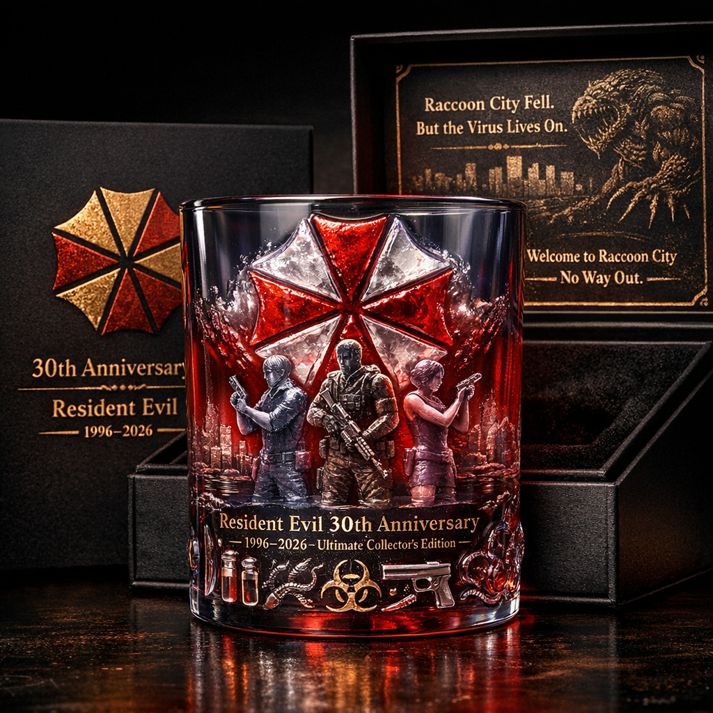 Resident Evil 30th Anniversary Collector Glass