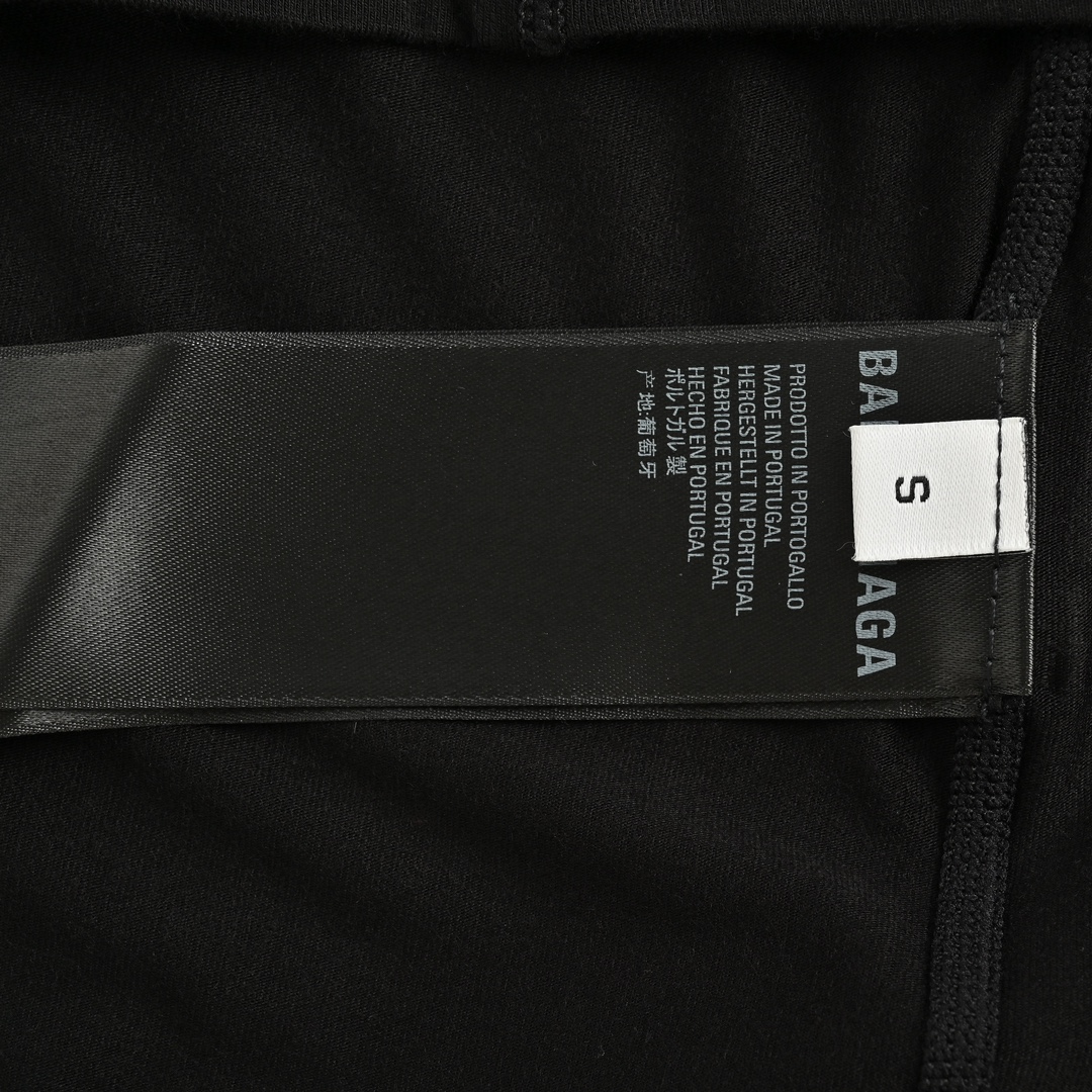 Balenciaga 24Fw half-zip bottoming shirt