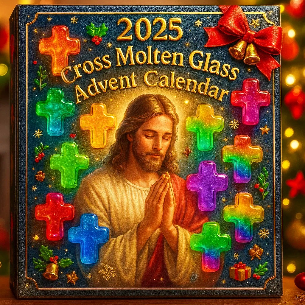 2025 Cross Molten Glass Pocket Hug Advent Calendar-24DAYS