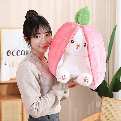 🐰🐰Cute and charming bunny plush pillow🥕🍓