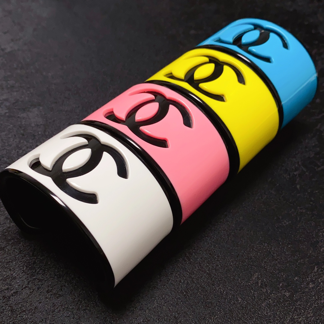 Chanel high quality acrylic colorful bracelet