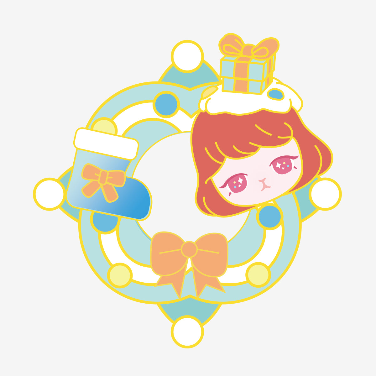 POP MART Bunny Christmas Series-Badge [1 Blind Box]