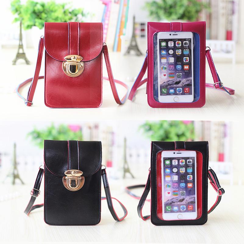 Last Day Promotion save 50%-Touchable Leather Wallet✨(Buy 2 Get 1 Free Now! Mobile Phone Bag)