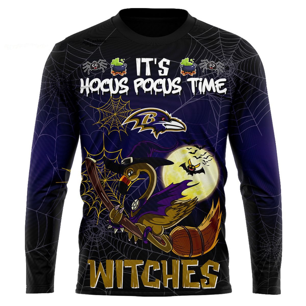 BALTIMORE RAVENS 3D HOODIE HALLOWEEN002