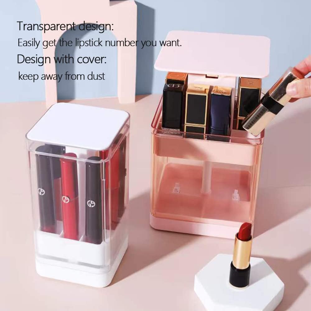 🔥ON SALE🔥12 Spaces Press-Type Automatic Lift Lip Gloss Holder Organizer