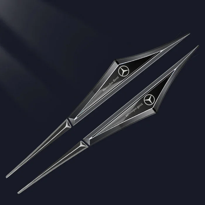 Universal 3D Blade Fender Side Marker Body Fender Decoration (2PCS)
