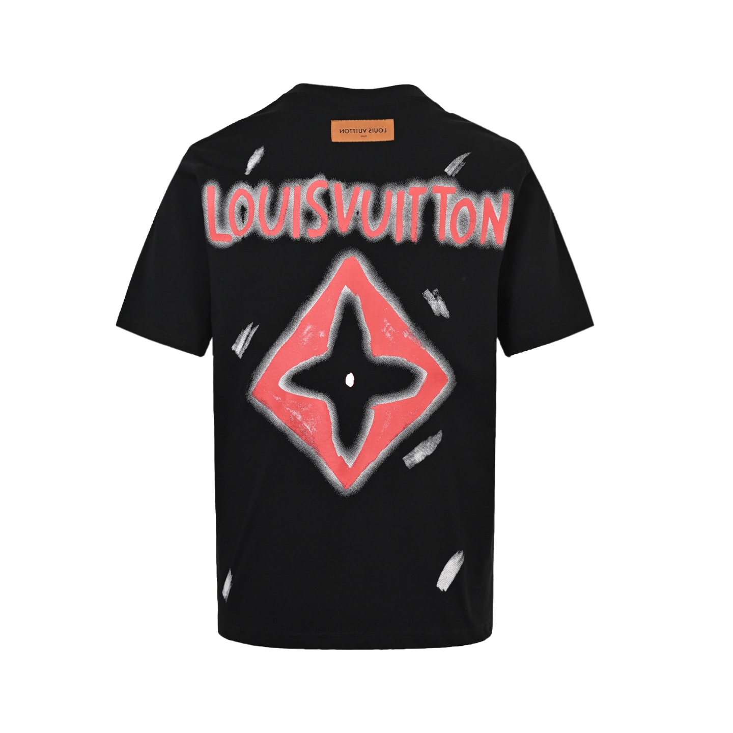 Louis Vuitton 25ss short-sleeved shirt with printed logo