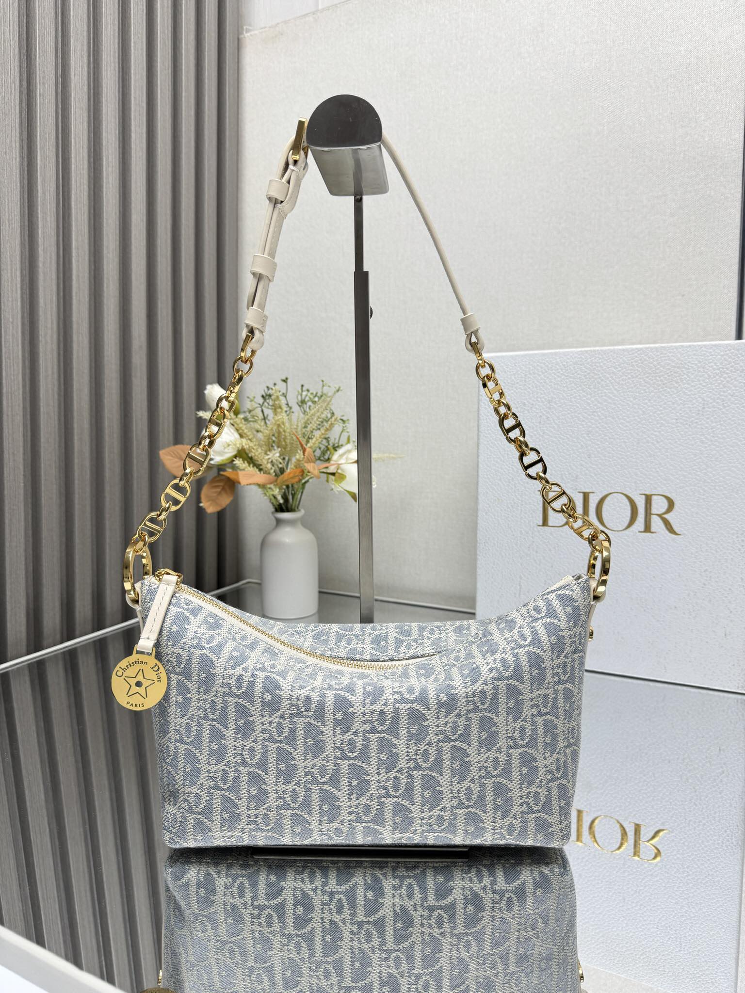 Dior star Hobo chain bag 3202