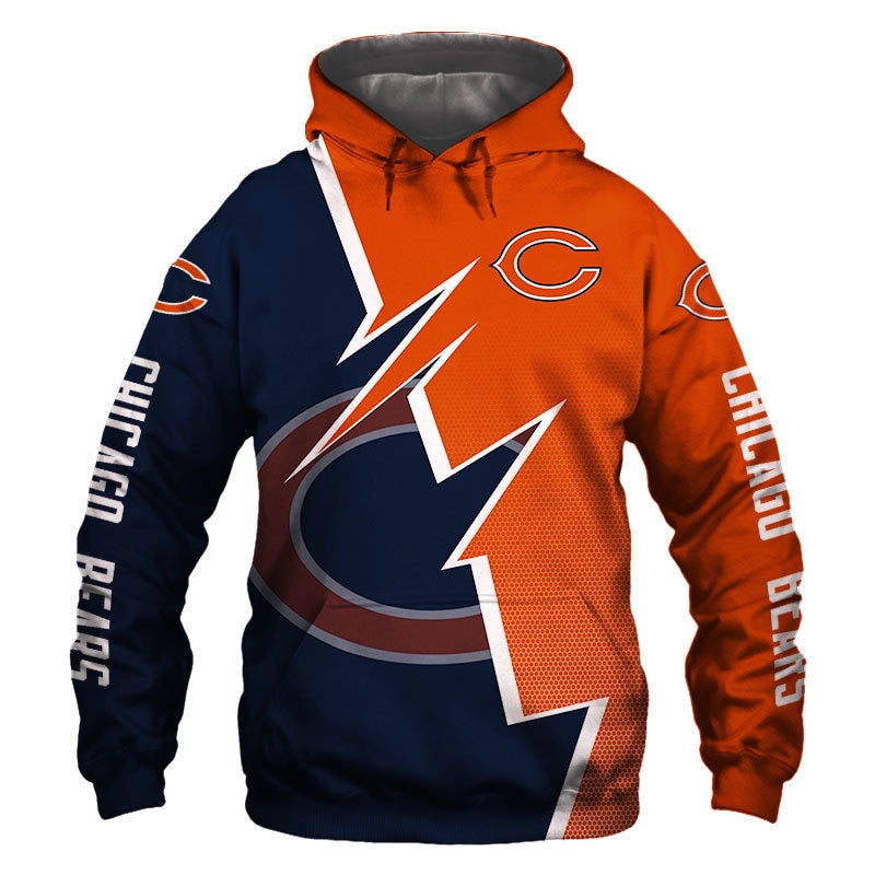 CHICAGO BEARS 3D HOODIE CCBB009