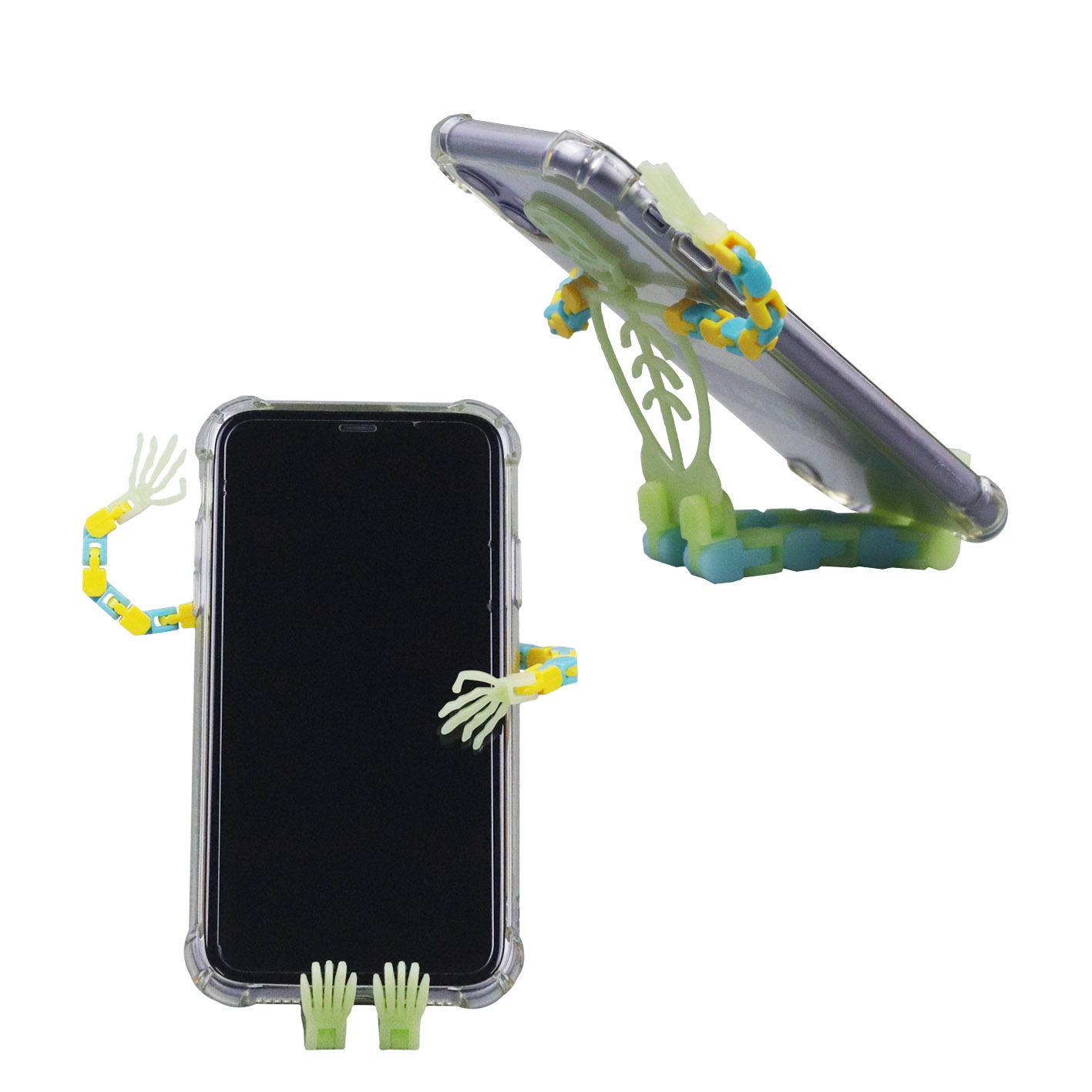 💥Last Day Promotion-[SAVE 50% OFF]--Luminous Transformable Skull Fantastic Toy Phone Holder--BUY 5 GET 5 FREE & FREE SHIPPING
