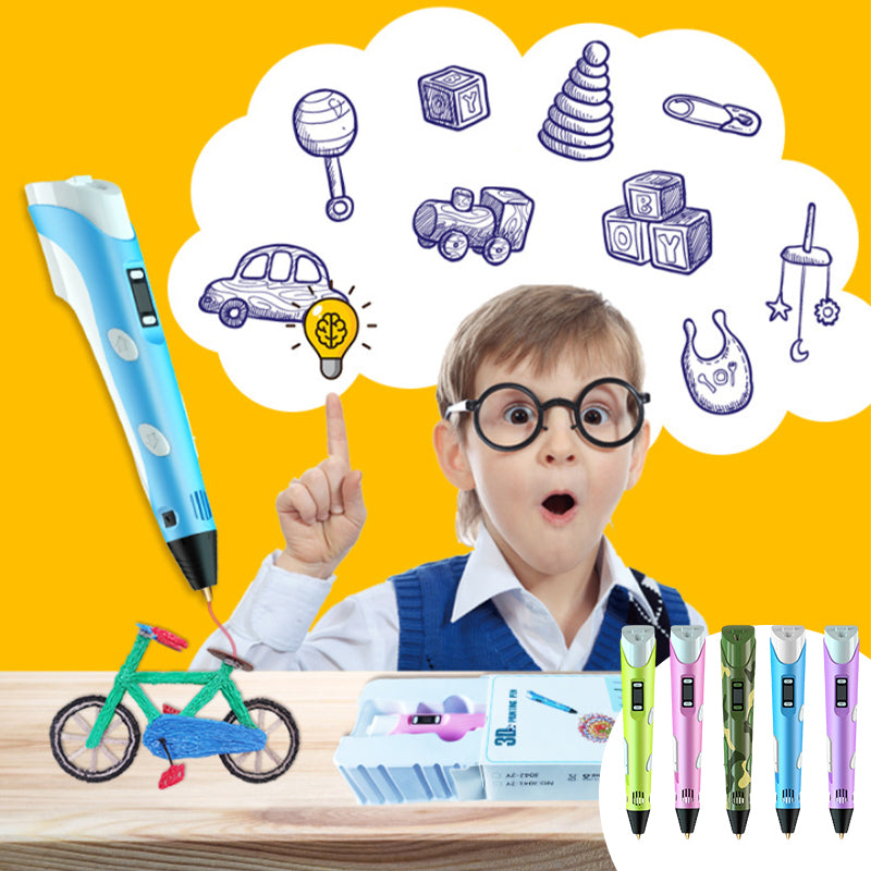 (🔥NEW YEAR EARLY SALES 50% OFF)New Upgraded 3D Printing Pen - BUY 2 GET 8% OFF & FREE SHIPPING