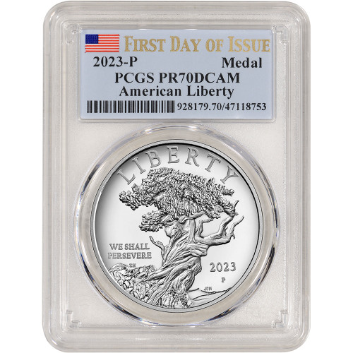 2023-P Silver American Liberty Medal PR-70 PCGS (First Day)