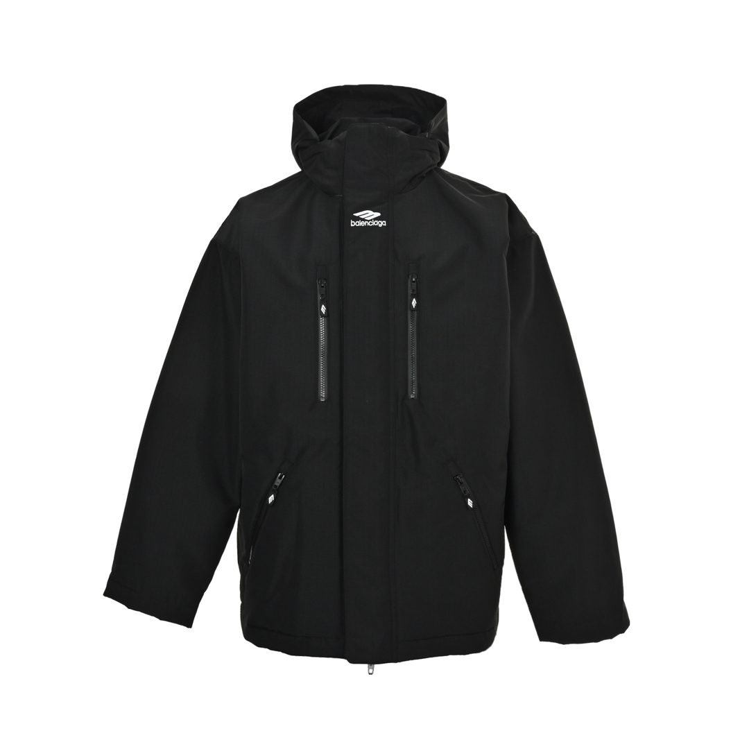Balenciaga 24Fw Hidden Grid Ski Down Parka