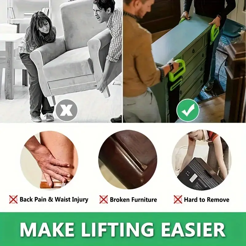Multifunctional transport belt✅（Easily move all items）
