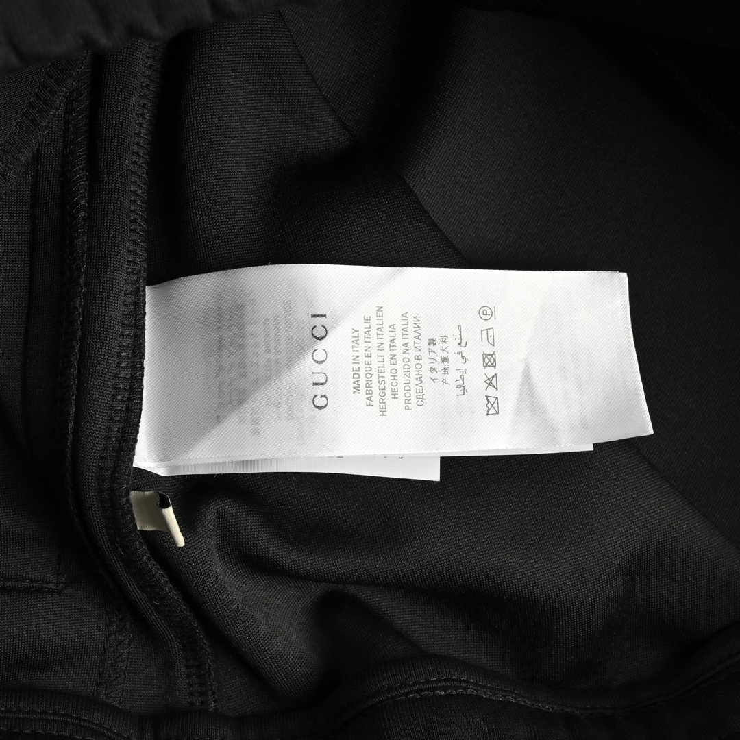 Gucci 24Fw Double G embroidered 3M reflective webbing trousers