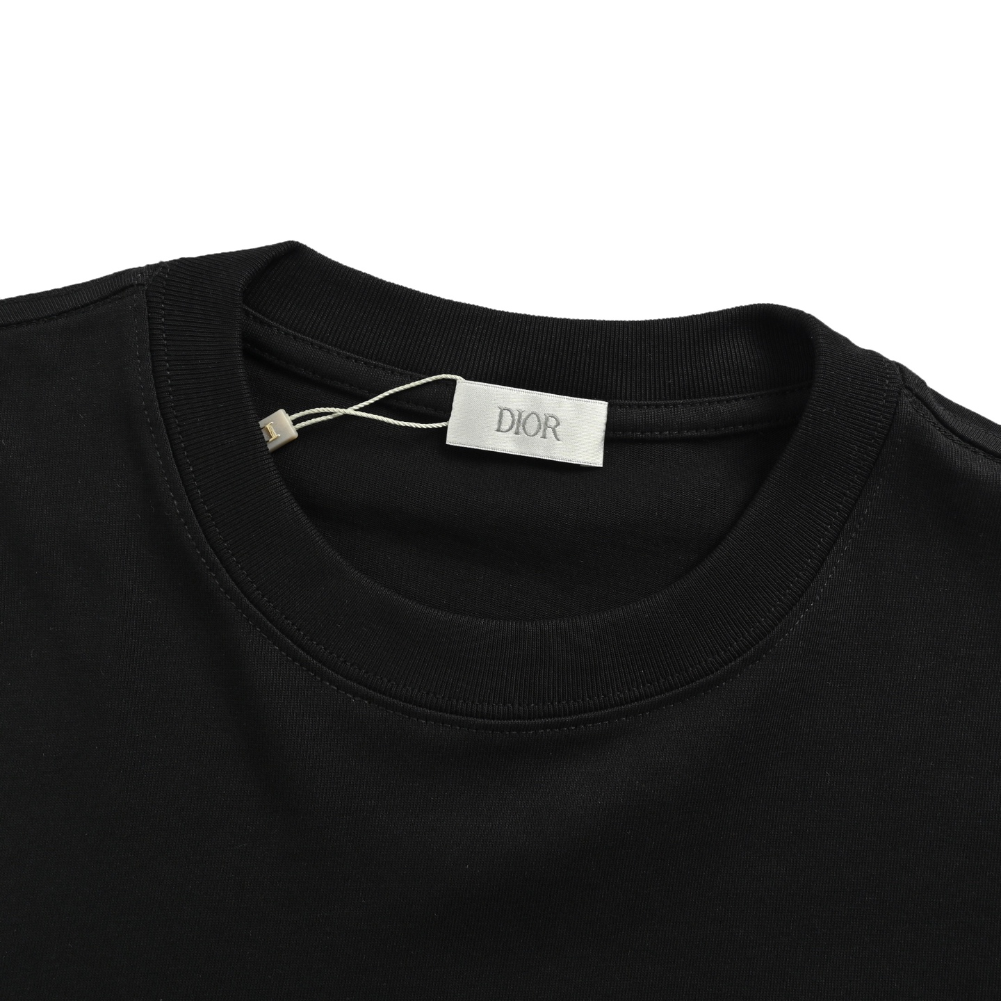 Dior 25ss toothbrush flocked lettering short sleeve