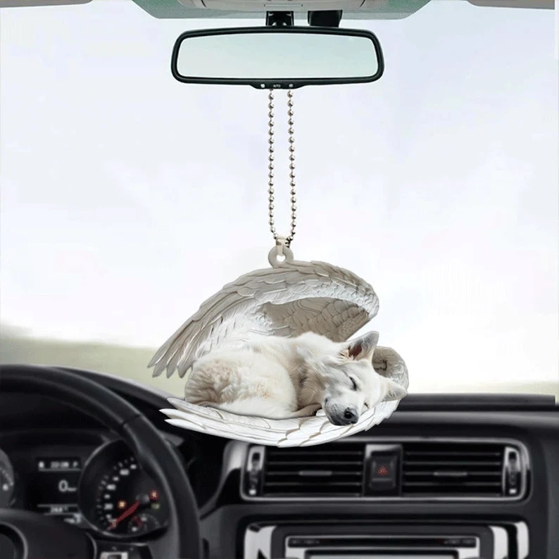 Dog Sleeping Angel Ornament | Dog Lovers Gift