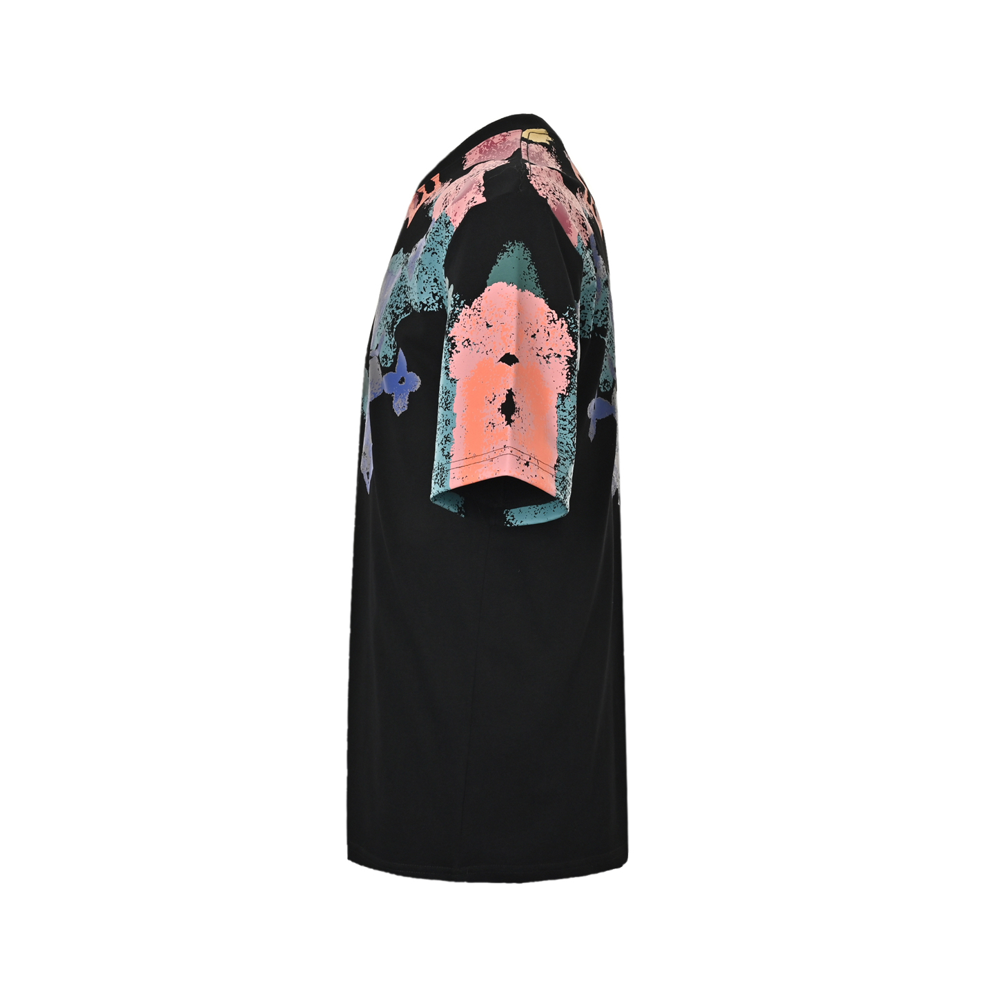 Louis Vuitton Ink-dyed monogram print short sleeves