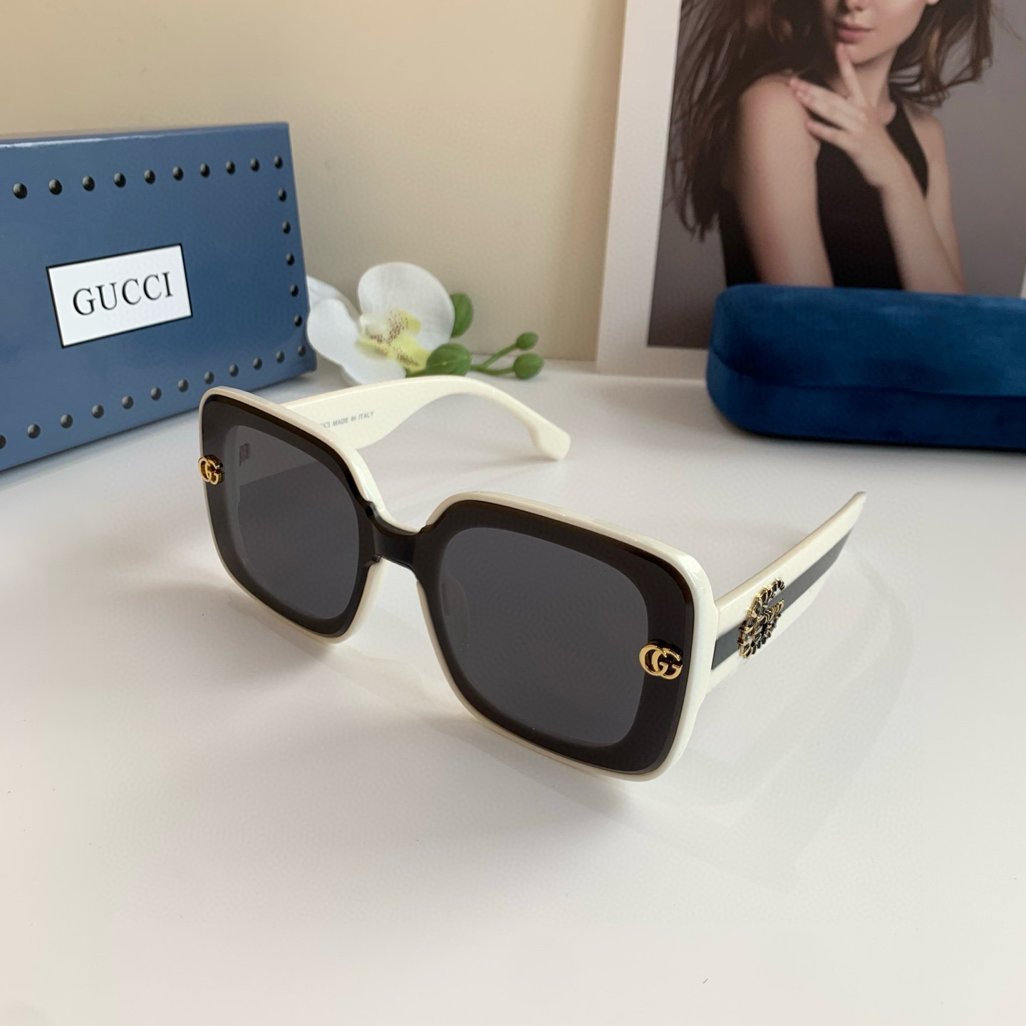 Gucci Square Frame Sunglasses