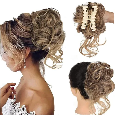 🔥🔥Buy 1 Get 1 Free💖 - Curly Bun Hair Claw Clips