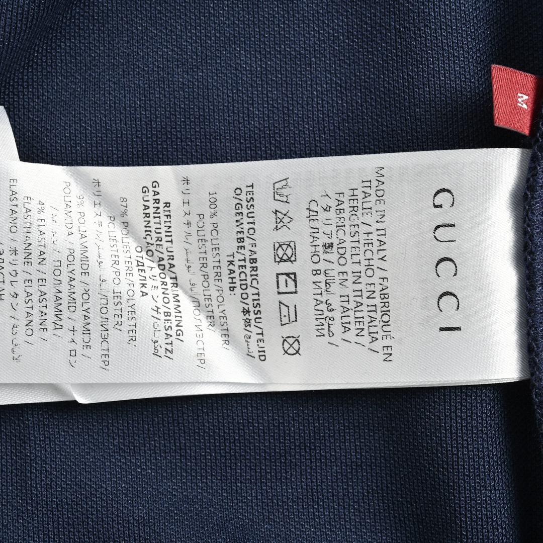 Gucci 24Fw striped lettering laminated zip-up hooded jacket