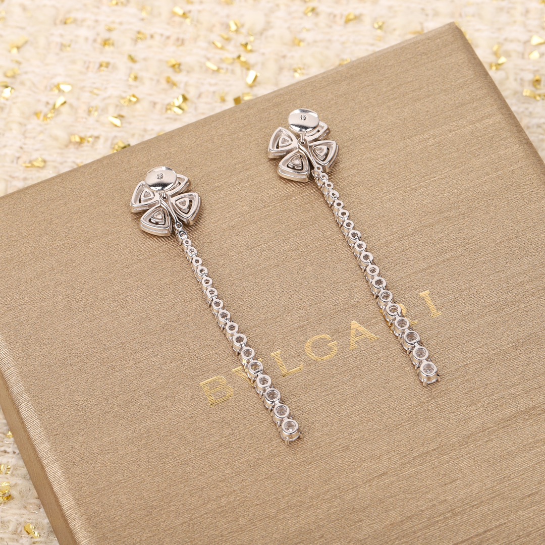 Bulgari diamond earrings