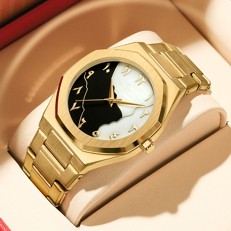 Men's Fashionable Versatile Steel Strap Watch