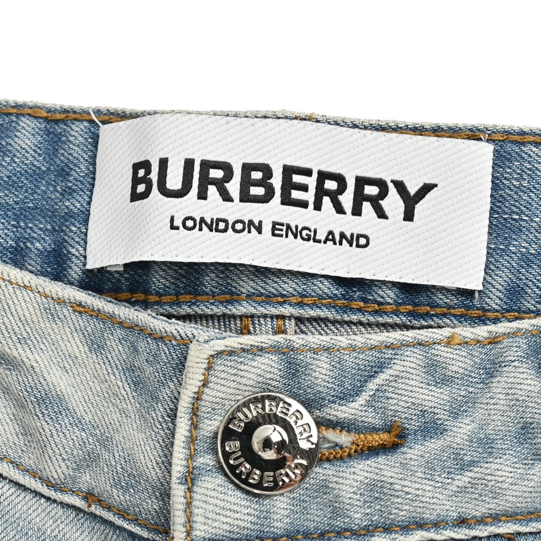 Burberry 24ss label pocket patch jeans