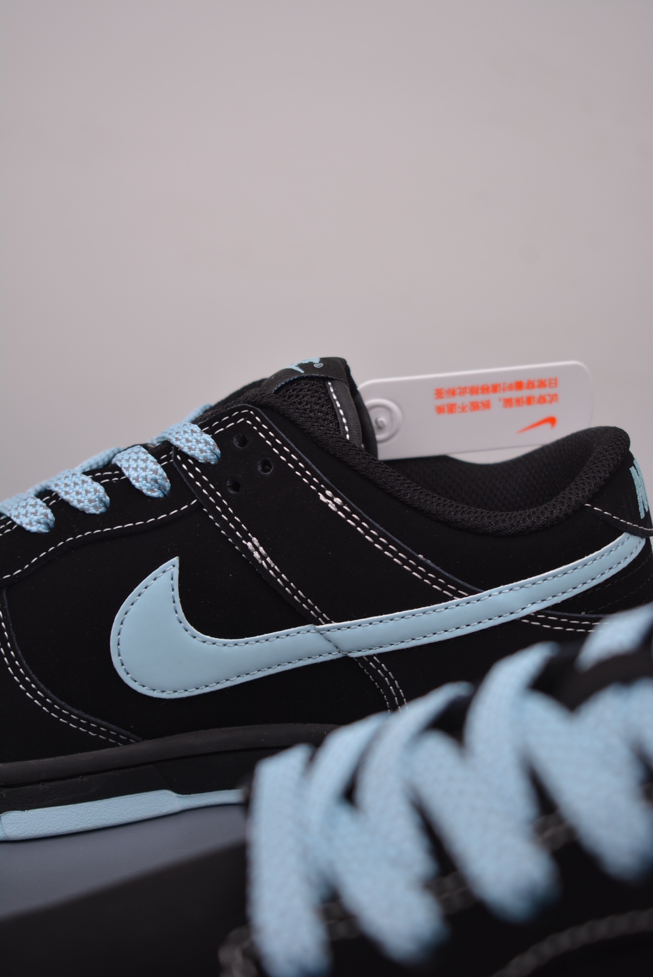Stussy x Nike By You SB Dunk Low Retro SP Black and Blue Embroidery KK1888-012