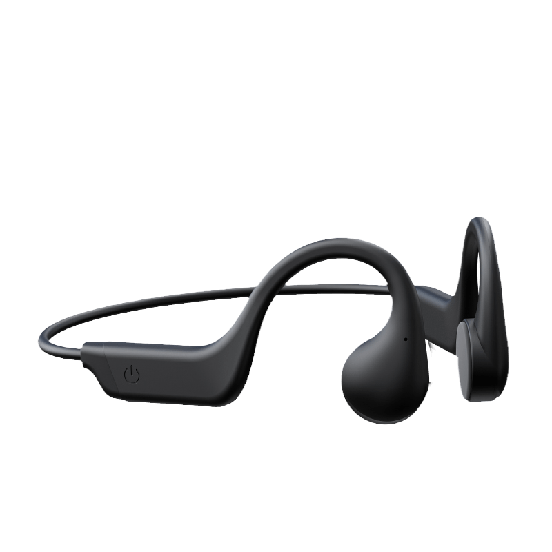 2023 New Upgraded Bone Conduction Earphones True Wireless Open Type Earphones Dual Ear Bone Sensing Sports Earphones Waterproof Sweat Resistant Tape Microphone Induction Conduction Earphones For Running, Cycling, Exercise, Gym Driving Black
