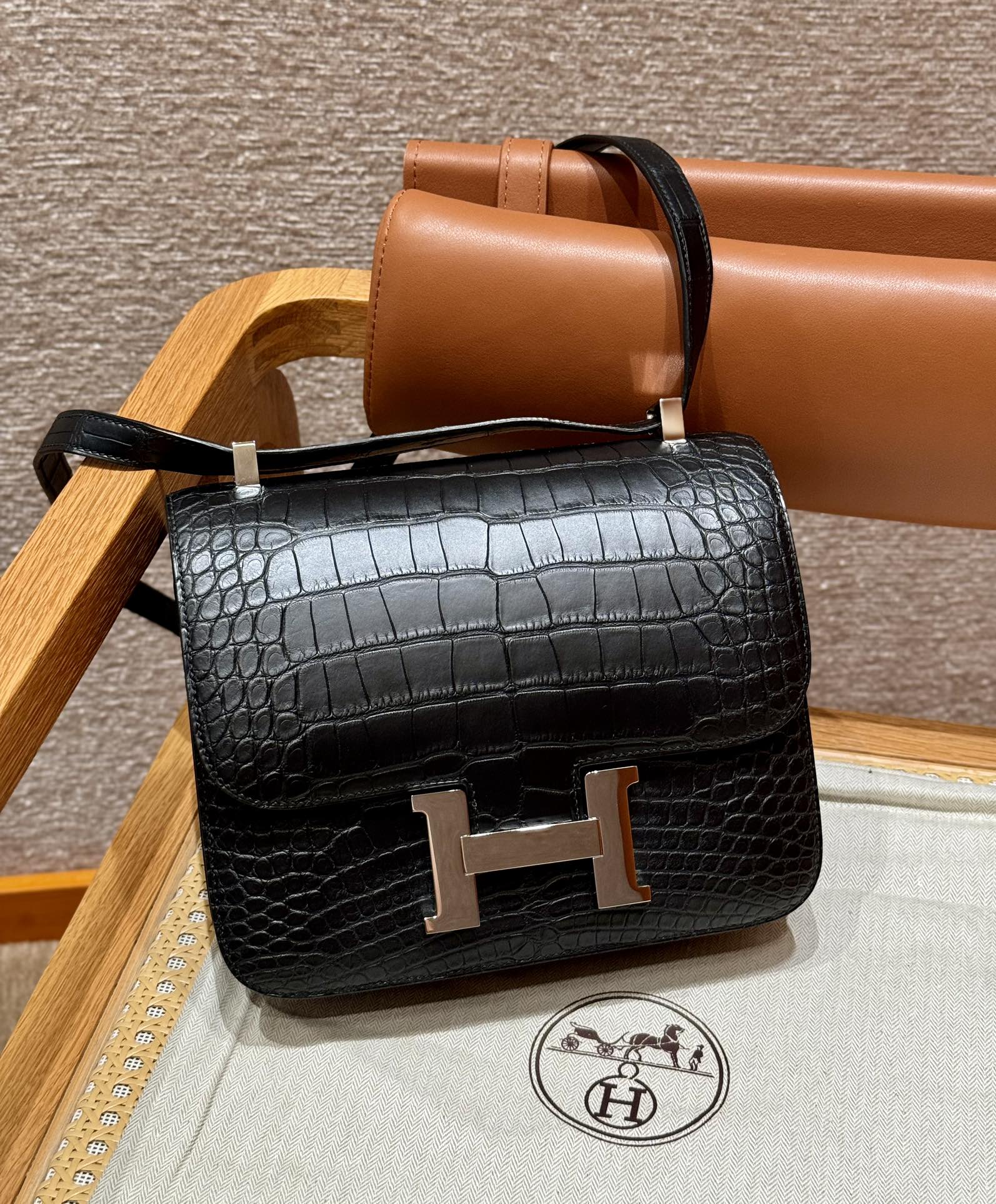Hermès Constance ck89Black (Handmade to order)