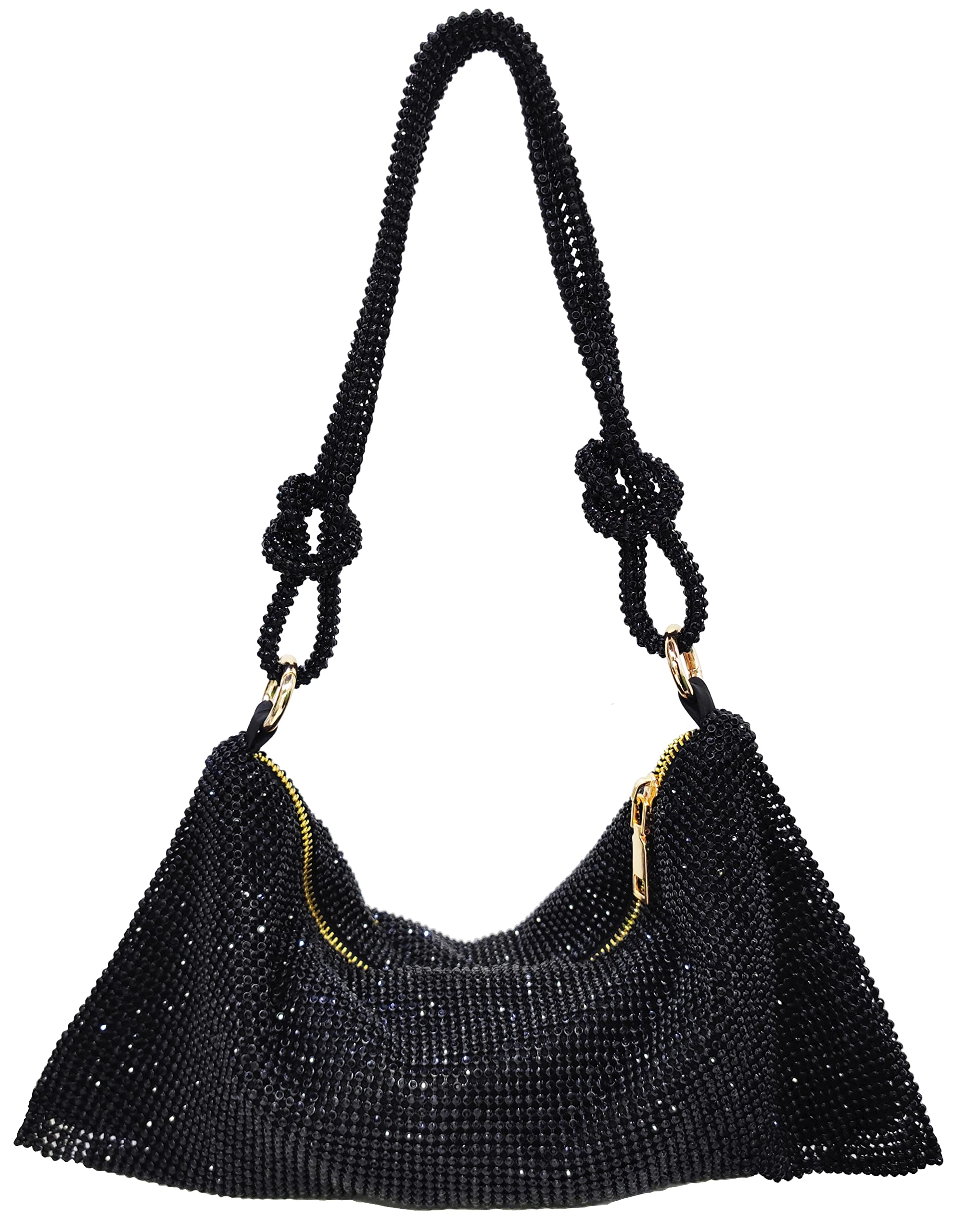🔥Last Day 50% OFF🔥Rhinestone Hobo Bag for Women Rhinestone Purses📦BUY 2 GET FREE SHIPPING NOW