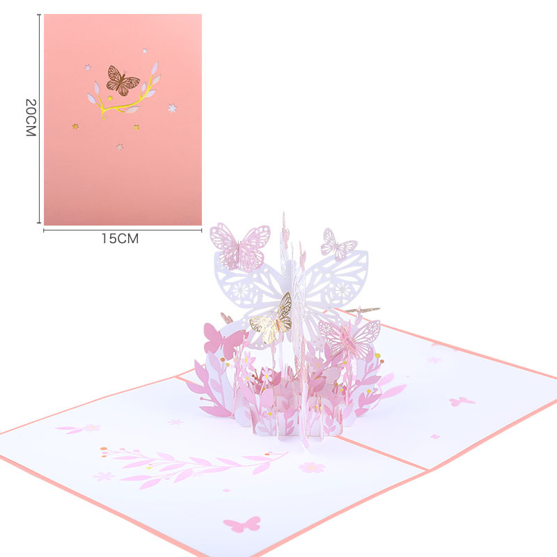 (🔥Last Day 50% OFF) -3D Butterfly Greeting Cards-BUY 3 GET 1 FREE & FREE SHIPPING