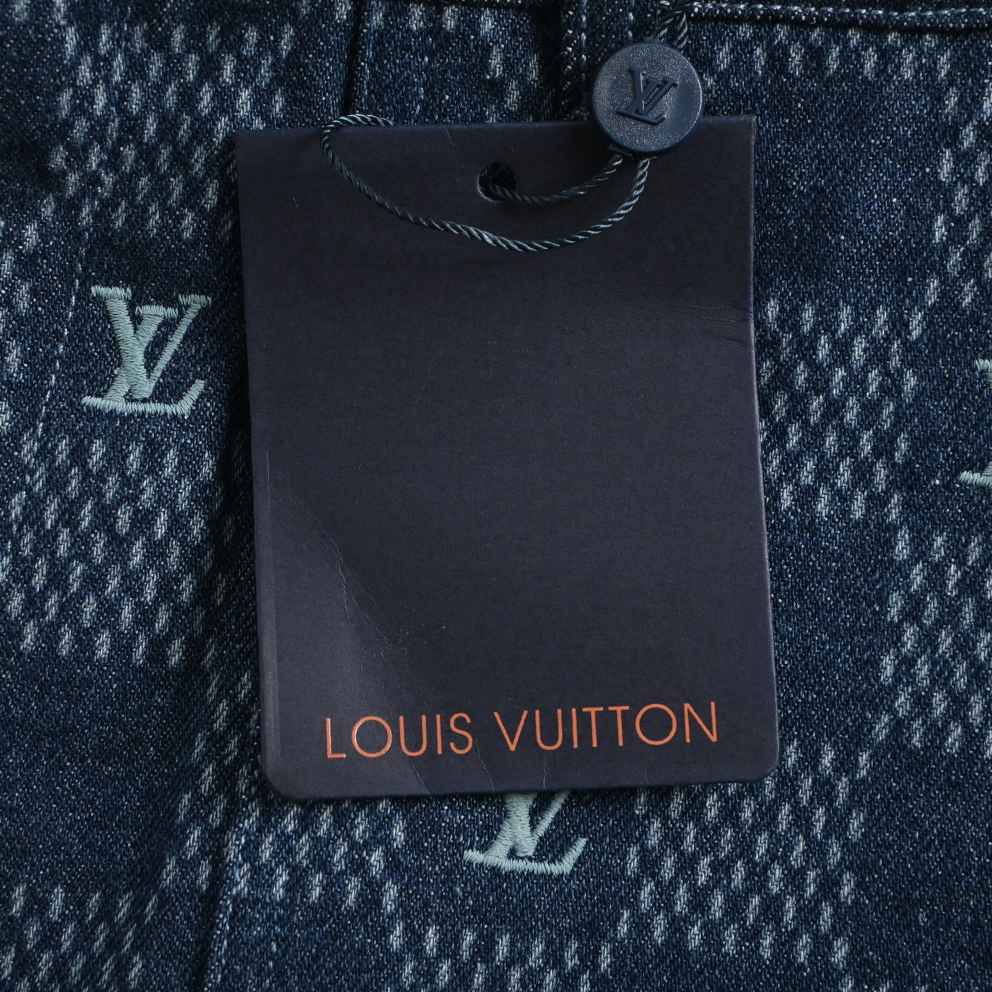 Louis Vuitton America's Cup Checkerboard Denim Shorts