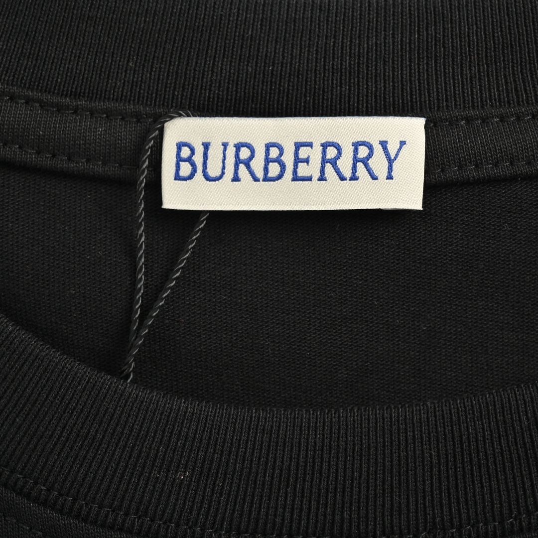Burberry 24ss hem patch warhorse label short sleeve