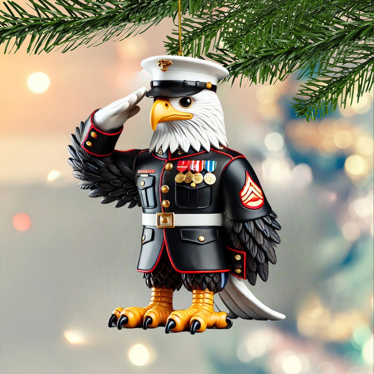 🦅Veteran Tribute Eagle Ornament