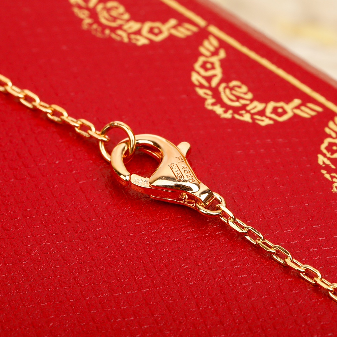 Cartier tricolor necklace