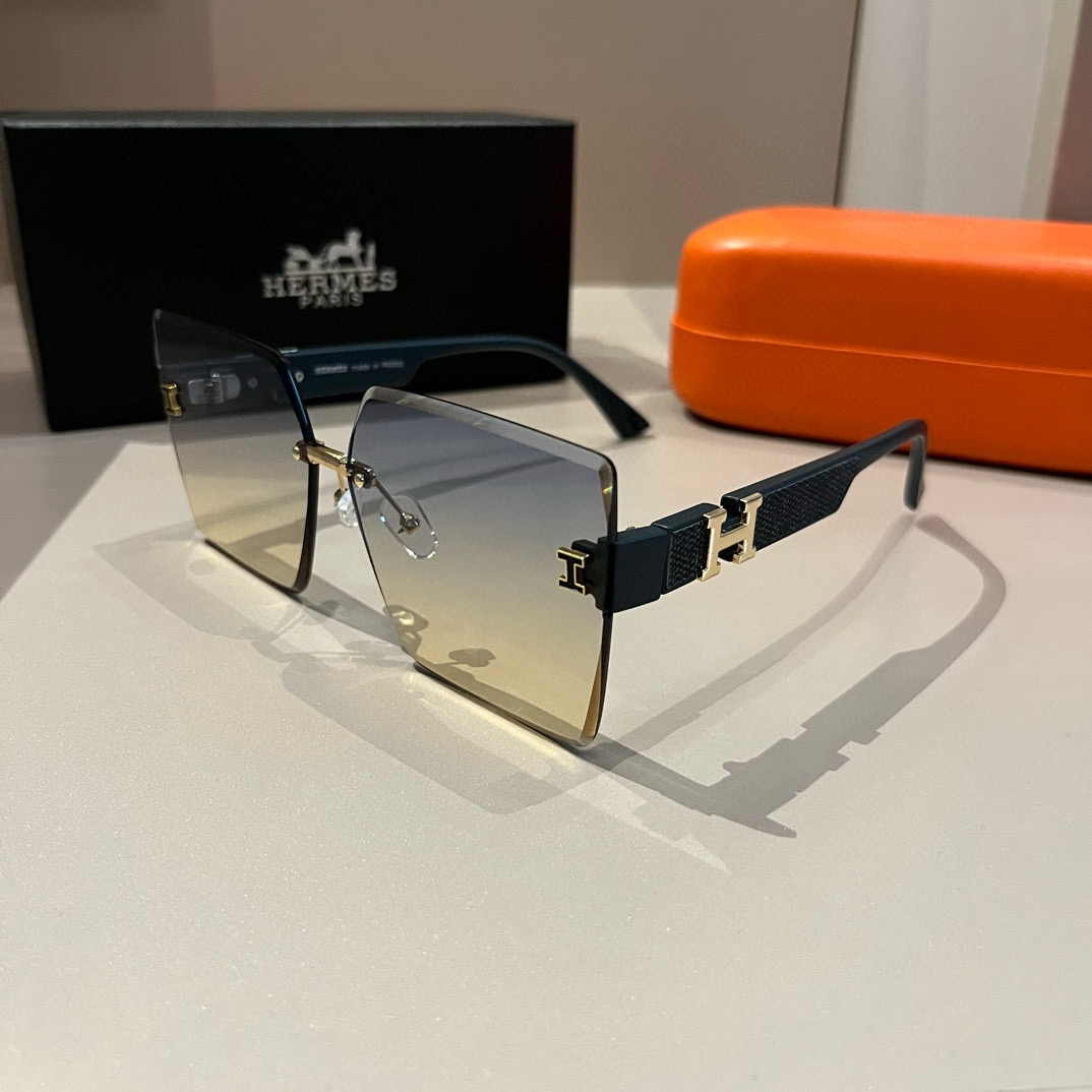 Hermes rimless sunglasses